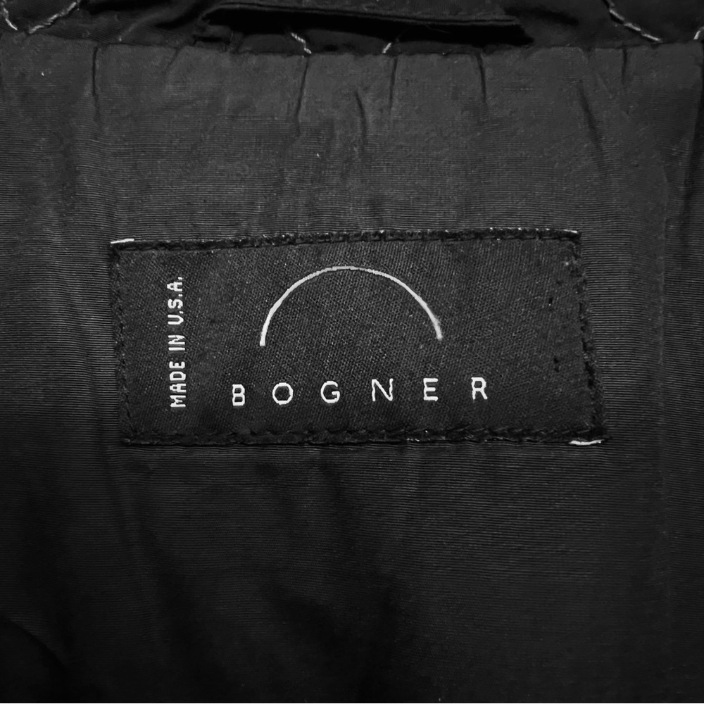 Bogner Vintage Ski Snow Jacket Black Embroidered Size 8/Medium Winter Puffer - Picture 9 of 12